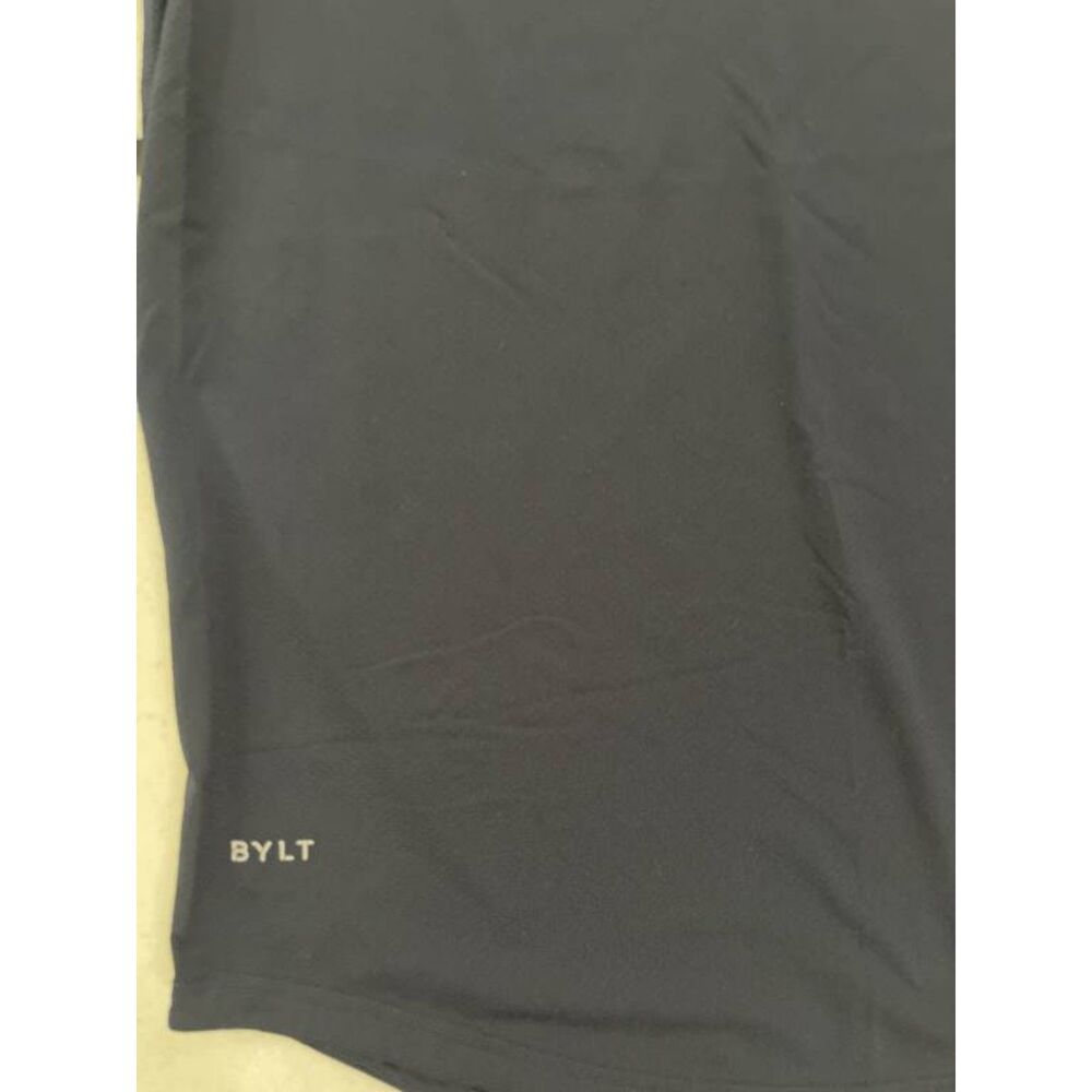 BYLT Premium Basics Men's Large Navy Performance Drop Cut Tee